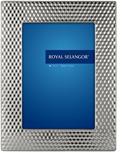 Royal Selangor 013006R Photoframe Cube, 5 x 7, בדיל