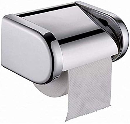 מחזיק נייר נייר טואלט מתכת מחזיק נייר נייר -נייר עם מדף - מחזיק גליל אסלה מפלדת אל חלד עצמי או קיר המותקן לחדר אמבטיה
