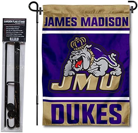 ערכת מחזיק מוט דגל דגל jmu dukes and flag