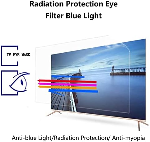 סרט מגן מסך טלוויזיה מאט אייזיר, הגנה על העיניים בלוקי מגן אור כחול מקלים על מאמץ העיניים של המחשב עבור מחשב נייד, לד, אולד וקלד 4 קראט טלוויזיה, 39 ב 856 על 478 מ מ