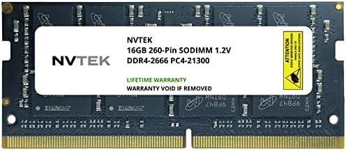 NVTEK 16GB DDR4-2666 PC4-21300 שדרוג זיכרון RAM של מחשב נייד SODIMM