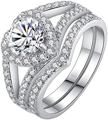 2023 אביזרים חדשים סט סט סט סט זירקוניה טבעת אופנה טבעת טבעת טבעות טבעות אנימה טבעות זוגיות