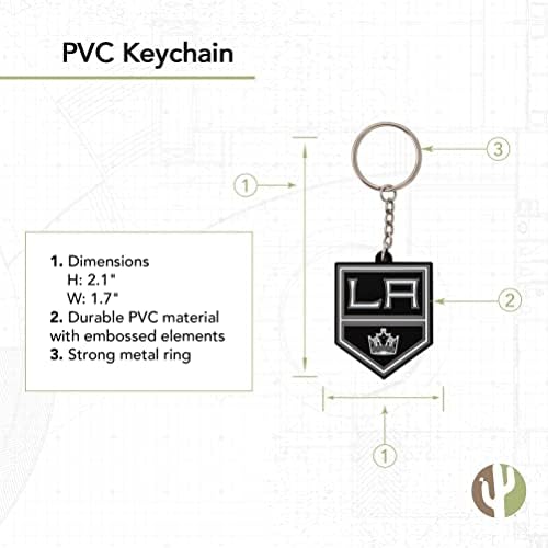 מדבר קקטוס לוס אנג'לס קינגס מחזיק מפתחות לה NHL מחזיק מפתחות מכוניות לליגת ההוקי הלאומית