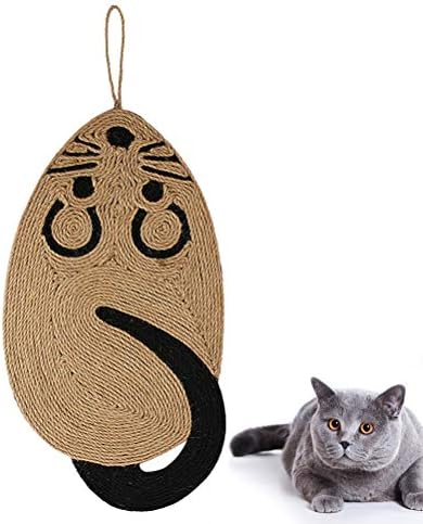 חתול סיסל כרית שחיקה טופר מחצלת חתול משטח עכבר בצורת מחצלת חתול משחק צעצוע ציוד לחיות מחמד