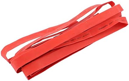 אורך X-Deree 5.5 ממ 10 ממ דיא פוליולפין חום התכווצות צינור צינור שרוול אדום (tubo termoretráctil termoretractil de poliolefina de 10 mm de diámetro 10 mm. Rojo
