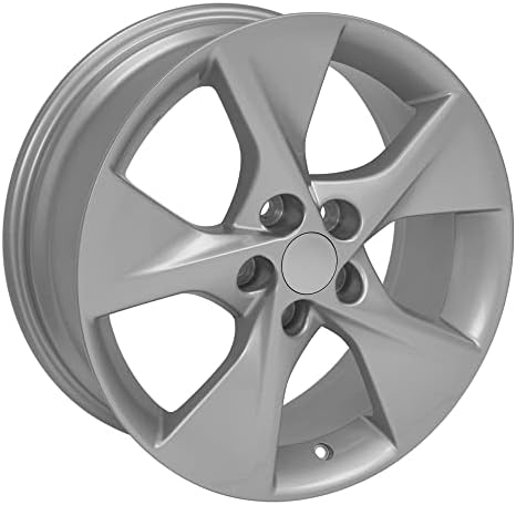 OE Wheels LLC 18 אינץ 'שפה מתאימה לטויוטה קאמרי גלגל TY12 18x7.5 גלגל כסף הולנדר 69605