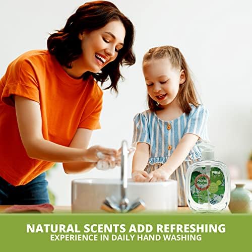 סבון ידיים, עשוי לימון ותמציות תה ירוק, מזין וחלק השאירו את עורכם רענן, סבון ידיים נוזלי, 16.9 אונקיות / כל חבילה של 6