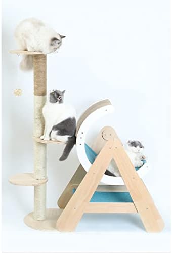 וולנוטה חתול גשר טיפוס מסגרת עץ לחיות מחמד חתול עץ בית מיטת ערסל סיסל גרוד חתול ריהוט חתול צעצוע חתול מדפים