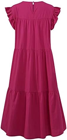 שמלות קיץ של FQZWONG לנשים 2023 חופשת חוף מזדמנים אלגנטיות זורמת שמות שמלות סקסיות בוהו בגדים ללבוש נופש