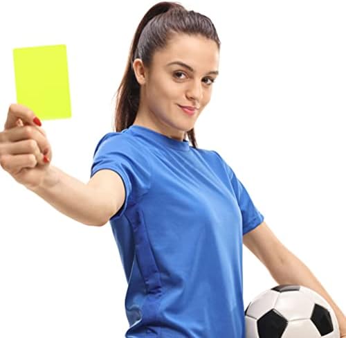 סט כרטיסי שופט צעצועים סט 10 יחידות ספורט אדום ספורט כדורגל שופט כרטיסי אזהרה לכדורגל כדורגל