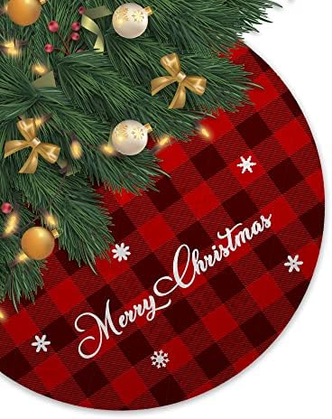 חצאית עץ חג המולד של המשפחה המותאמת אישית - קישוט חג המולד בהתאמה אישית או מתנת עץ חג המולד רצפה לסבב מסיבת חג המולד