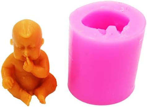 לונגזאנג יושב תינוק S0200 מלאכה אמנות סיליקון סבון סבון עובש מלאכה