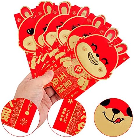 סיני אדום מעטפות, תאריך נשיקה 2023 סיני חדש שנה ארנב צורת הונג באו לאי לראות מזל כסף מנות לאביב פסטיבל, חתונה, סיום ויום הולדת, 36 יחידות 12 דפוסים