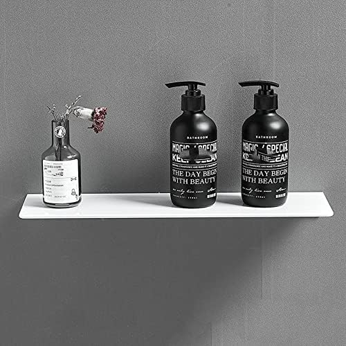 מדף אמבטיה של נשו ללא קידוח מדפי אמבטיה אנטי-רוסט אמבטיה קיר אלומיניום קיר אלומיניום המותקן לשירותים-שחור_30 סמ