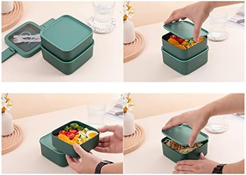 שכבה כפולה קופסא ארוחת הצהריים נייד קופסא ארוחת הצהריים יכול להיות מחומם תלמיד עובדי משרד יכול חנות הצהריים תיבת משלוח