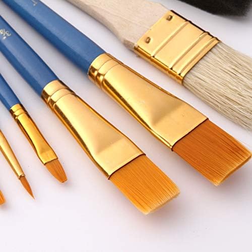 JYDQM 25 יחידות מברשת צבע רב -פונקציונאלית סט ציור ניילון ציור שיער שמן מברשת מברשת אקריליק צבעי עט צבעי עט אספקה ​​לסטודנט