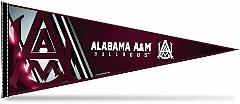 RICO Industries NCAA Alabama A&M Bulldogs ראשוני 12 x 30 דבורה רכה - EZ לתלייה - עיצוב ביתי
