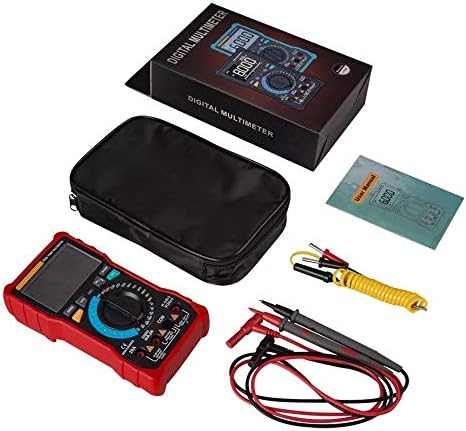 Teerwere Auto טווח אוטומטי Multimeter Multimeter מצב כפול נכון RMS Digital Multimeter Moperter מדידת מתח אנלוגי ספירות מדריך למד וולט טווח אוטומטי