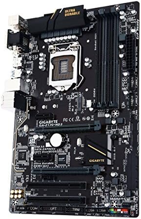 Gigabyte LGA 1151 Z170 HDMI דו-כיווני Crossfire ATX DDR4 לוחות אם GA-Z170-HD3