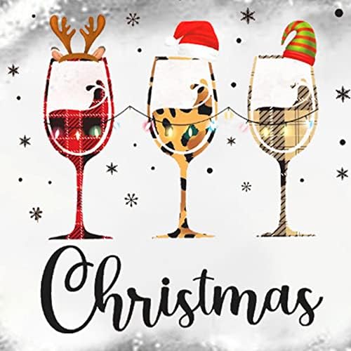 חולצת זכוכית יין אדום של Narhbrg חולצת יין אדום לנשים עניבה צבע חולצה מצחיקה חג המולד מצחיק חולצת חג חג המולד של חולצות סנטה חולצות גרפיקה