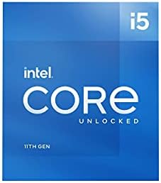 Intel Core I5-11600K מעבד שולחן עבודה 6 ליבות עד 4.9 ג'יגה הרץ לא נעול LGA1200 125W