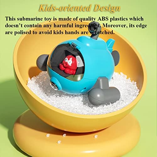 Nextake 3 ב 1 צעצוע אמבטיה צוללת, צעצוע צוללת צוללת צוללת עם אורות צוללת אורות צוללת צוללת צעצוע צוללת צוללת זוהר בצולעת, זוהר במים באופן אוטומטי