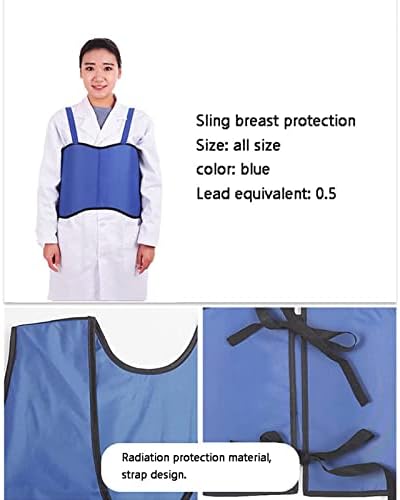 מעריצים בגדי עופרת מגן חד צדדי, אפוד עופרת הגנה על רנטגן, הגנה על חזה, 0.5 MMPB