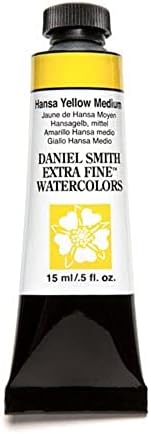דניאל סמית ' צבעי מים עדינים במיוחד 15 מ ל צינור צבע, הנסה צהוב בינוני