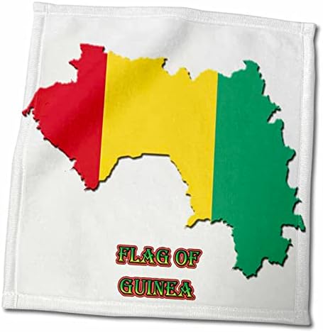 דגלי סנדי מרטנס 3DROSE של העולם - דגל מפת גינאה - מגבות