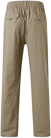 מגברים אופנה כותנה רופפת מזדמנים פלוס כיס כיס גודל מכנסיים מעבים מכנסי מטען סך הכל מכנסי מטען עם כיסים רגועים בכושר
