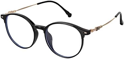 כחול אור חסימת מזויף חנון משקפיים נשים גברים, טר90 מסגרת ברור עדשת משקפיים, עמיד ונוח סגנון לה023