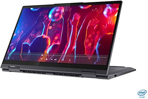 Lenovo Yoga 7i 2-in-1 מחשב נייד 2022, 14 מסך מגע FHD, פלטפורמת אינטל Evo, Core 11th I7-1165G7, IRIS XE גרפיקה, 12GB DDR4 512GB SSD, WI-FI 6 Thunderbolt 4.0 טביעת האצבע KB, Windows 10