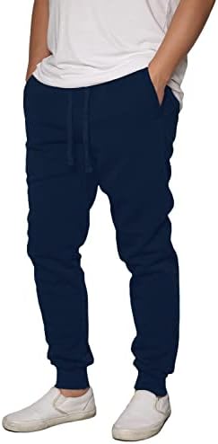 מכנסי טרנינג ג ' וגר צמר מזדמנים לגברים עם כיסים בגודל 5