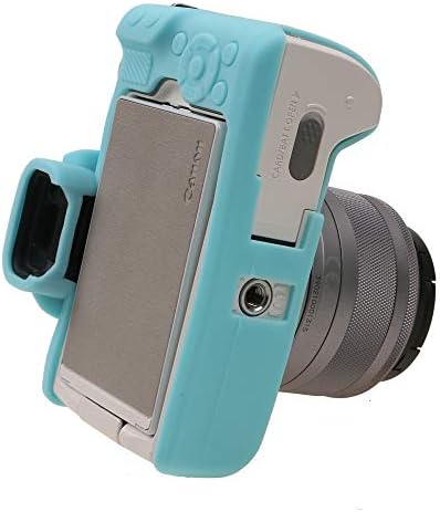 מ50 כיסוי סיליקון, טויונג גומי סיליקון מצלמה מקרה כיסוי עור עבור קנון אוס מ50 מצלמה דיגיטלית, כחול