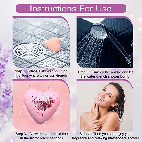 10 חתיכות מקלחת אמבטיה סט מקלחת ארומתרפיה חיוני שמני אמבט טבליות עבור מקלחת בית מקלחת ספא האהבה יום