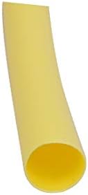 X-DREE 8M 0.2 אינץ 'דיא פולולולפין להבה צינור מעכב צינור צינור צהוב לתיקון תיל (Tubo ignífugo de poliolefina con diámetro פנים de 8m de 0,2 pulg. Para reparación de Cables
