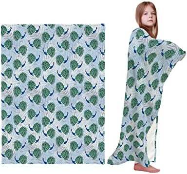 שמיכות לתינוקות טווס ירוקות סופר רכות נוחות נוחות לפעוטות משתלת יילוד לילדים מיטת מיטה לזרוק שמיכה מתנות למקלחת עריסה