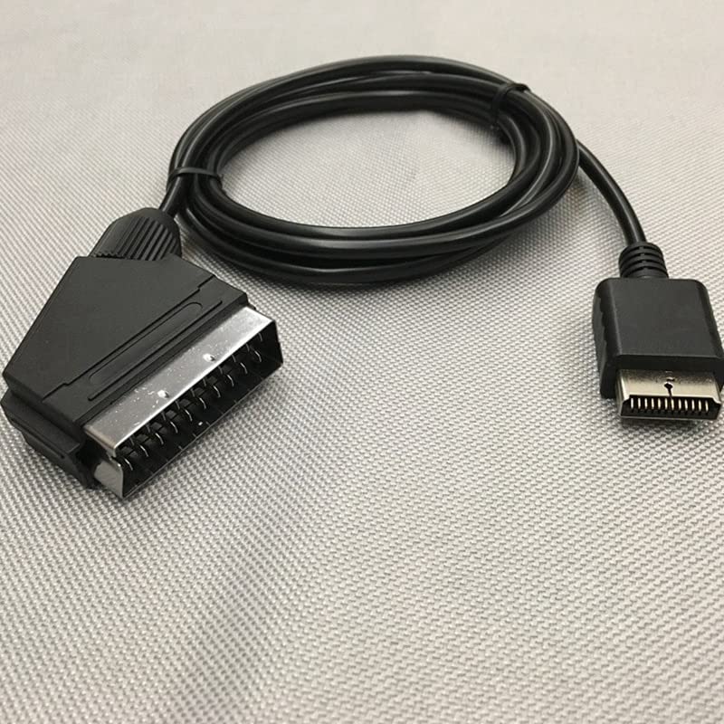 1.8 מ 'כבל SCART RGB עבור Sony PlayStation PS1 PS2 PS3 TV AV AV LEAD חיבור חוט כבל משחק לקונסולות PAL