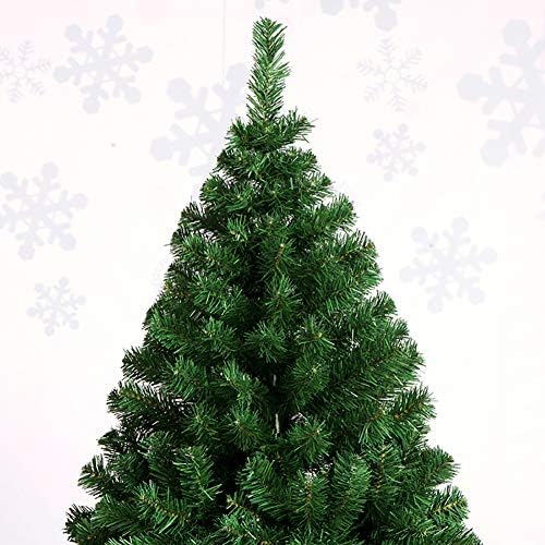 Topyl 9.8ft עץ חג המולד לא מלא מלאכותי עץ חג המולד פרימיום צירים עץ מלא עץ מלא עם הרכבה קלה, עמדת מתכת מוצקה לקישוט חג המולד-ירוק 9.8ft