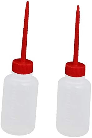 150 מיליליטר פלסטיק קצה מחודד עגול לסחוט בקבוק שמן תעשייתי שקוף אדום 2 יחידות (חדש לון0167 150 מיליליטר פלסטיק בהשתתפות קצה מחודד עגול יעילות אמינה לסחוט בקבוק שמן תעשייתי שקוף אדום 2 יחידות(