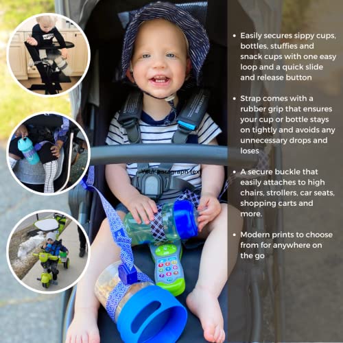 קש כוס רצועות עבור תינוק בקבוק צעצוע רצועה 4 חבילה עבור עגלת גבוהה כיסא רצועה