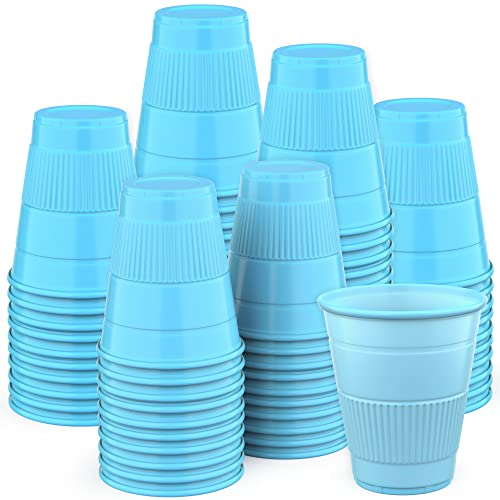 כוסות שיניים חד פעמיות / 1000 מארז / 5 אונקיות כוסות פלסטיק כחולות חד פעמיות, כוסות אמבטיה מפלסטיק, כוסות חד פעמיות קטנות, לרפואה, מים, כוס שטיפת פה, כוסות מי פה, כוסות פלסטיק-כחול