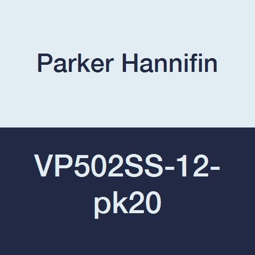פארקר חניפין VP502SS-12-PK20 20 חותם שסתום כדור תעשייתי, ידית נעילה, הר לוח, 3/4 NPT נקבה X 3/4 NPT נקבה, נירוסטה
