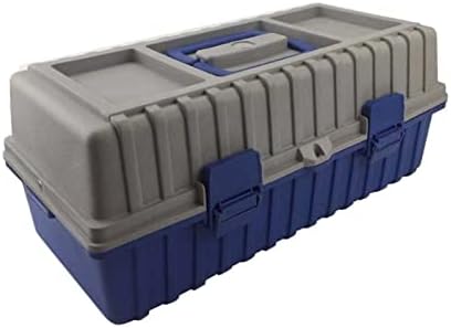 Jkuywx תלת שכבתי חומרה פלסטיק ארגז כלים רב-פונקציונלי בתיקון בית תיקון קופסא קופסא קופסאות רכב קופסאות כלי אחסון לאמנות קופסאות כלים