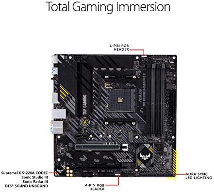 Asus Tuf Gaming B450M-Pro S AMD AMD AM4 MICRO ATX GAMING לוח האם
