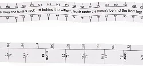 קלטת מדידת סוסים בגובה 2.5 מ 'לחוות גובה ומשקל משקל סוס פוני משקל קלטת מדידה