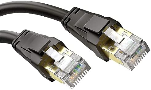 Bluerigger 4K HDMI כבל עם RJ45 CAT 8 כבל Ethernet