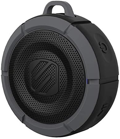 Scosche Boombuoy מחוספס עמיד למים ניידים ניידים Bluetooth 3.0 NFC רמקול - Omni -Directional 3 Watt 50 ממ צף רמקול נסיעות מקורה/חיצוני עם בקרות מוזיקה מובנות - שחור