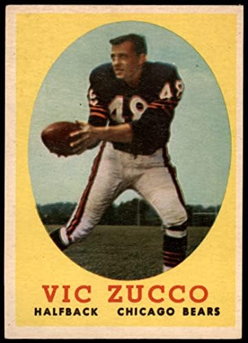 1958 Topps 36 Vic Zucco Chicago Bears Ex/Mt Bears St.