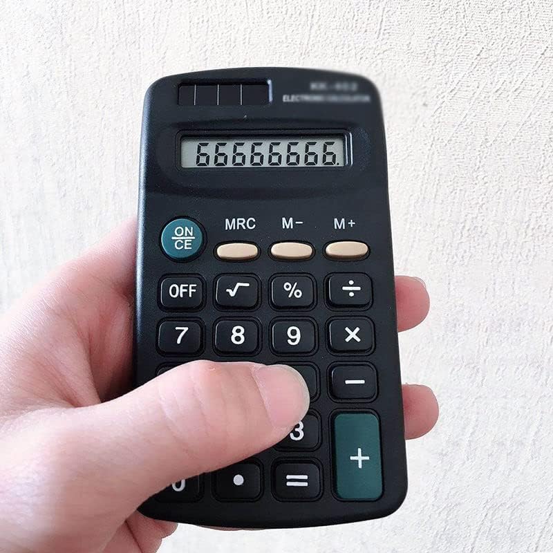 MJWDP 8 ספרות מחשבון נייד כפתורים גדולים כלי חשבונאות עסקים פיננסיים לבית ספר משרדי